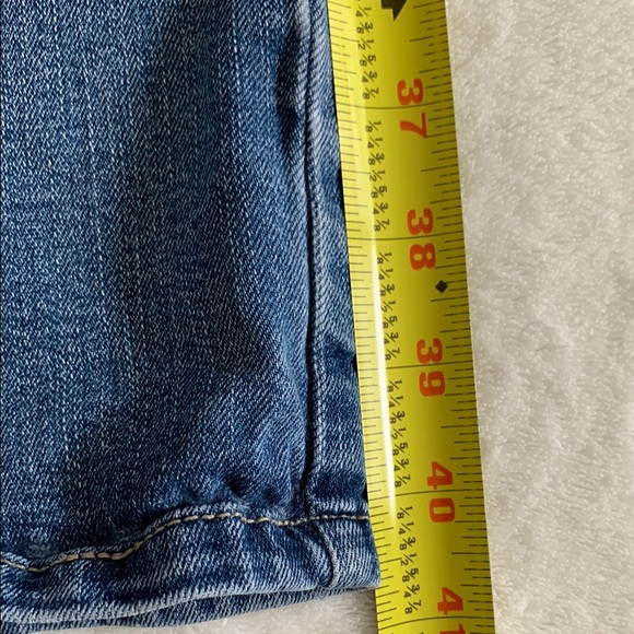 White House Black Market Blue Flare Jeans with Embellished Pockets - Picture 11 of 13